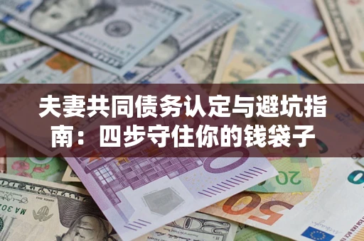 济南夫妻共同债务认定与避坑指南：四步守住你的钱袋子