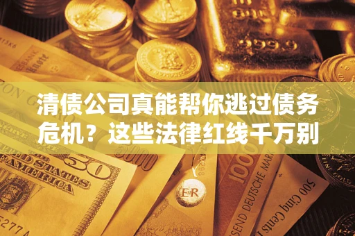 济南清债公司真能帮你逃过债务危机？这些法律红线千万别踩