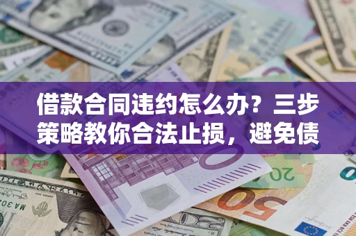 济南借款合同违约怎么办？三步策略教你合法止损，避免债务危机升级
