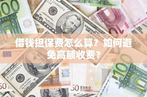济南借钱担保费怎么算？如何避免高额收费？
